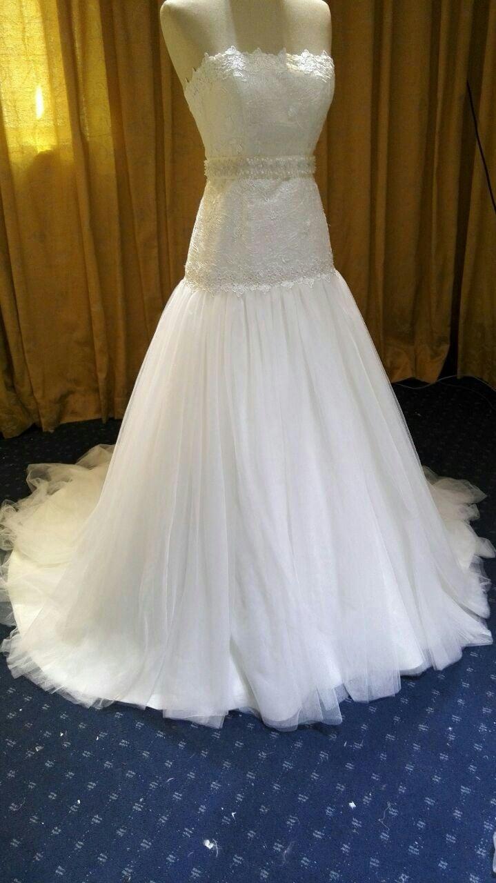 JW1112-1 Fit and Flare Wedding Gown Fit and Flare Wedding Gown