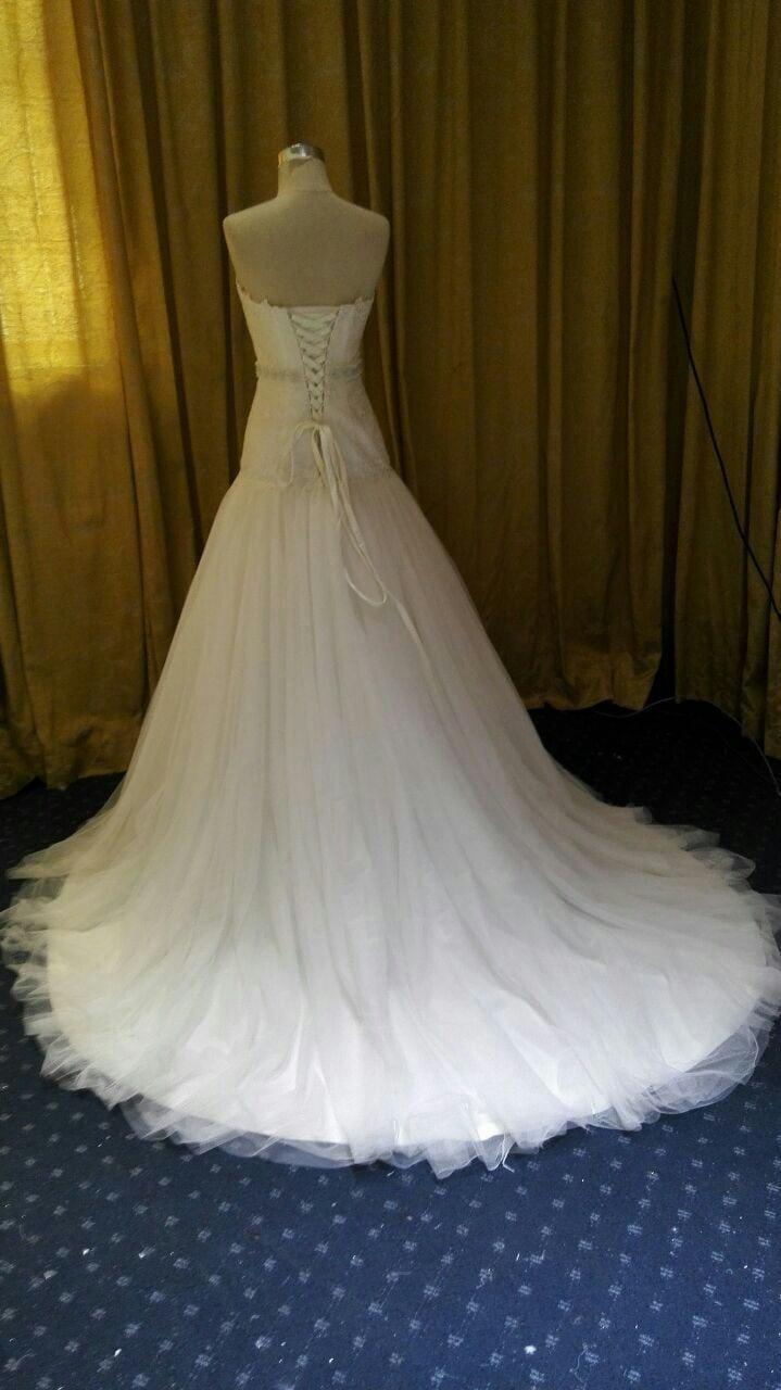 JW1112-2 net flayered backless dresses