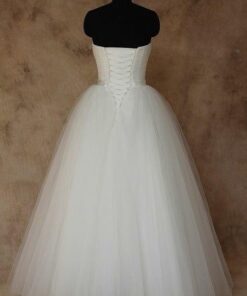 back cross ball gowns