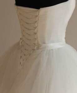 back neck with cross style bride dresses