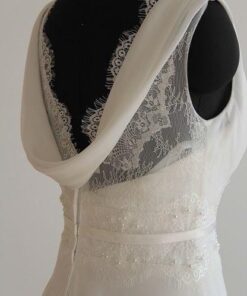 back neck evening dresses