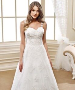 Plus Size Wedding Dress with lace Straps