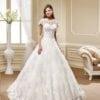 Short Sleeve Couture Wedding gown