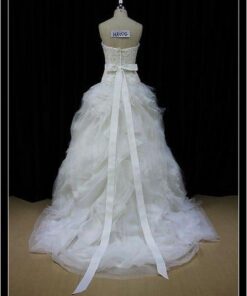 long ribbon evening dress