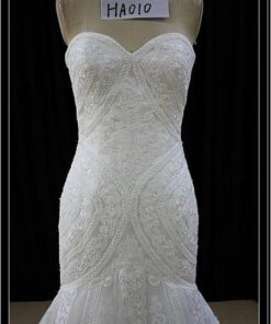 Darius Cordell close fit n flare wedding gown design