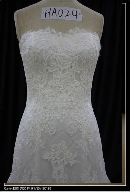 ha024 close lace aline wedding dress close lace aline wedding dress