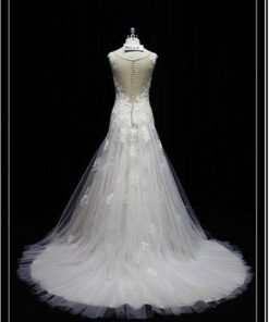 back button gown
