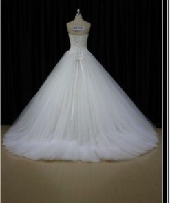 back bow style gown