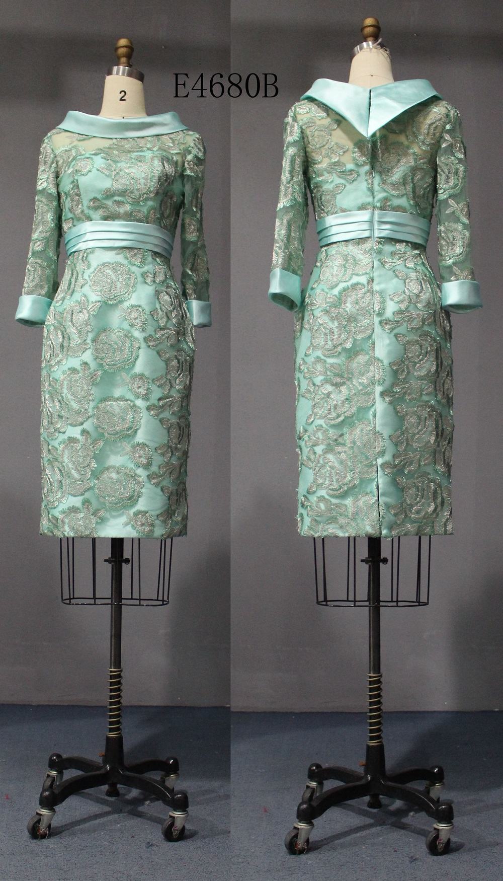 Pastel Green Mother of the Bride Evening Dresses