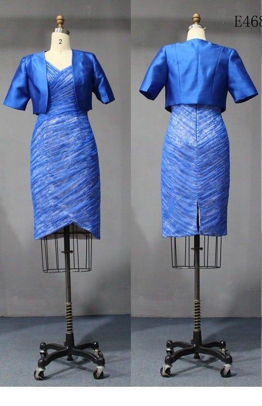 Blue Mother of the Groom Cocktail Dresses