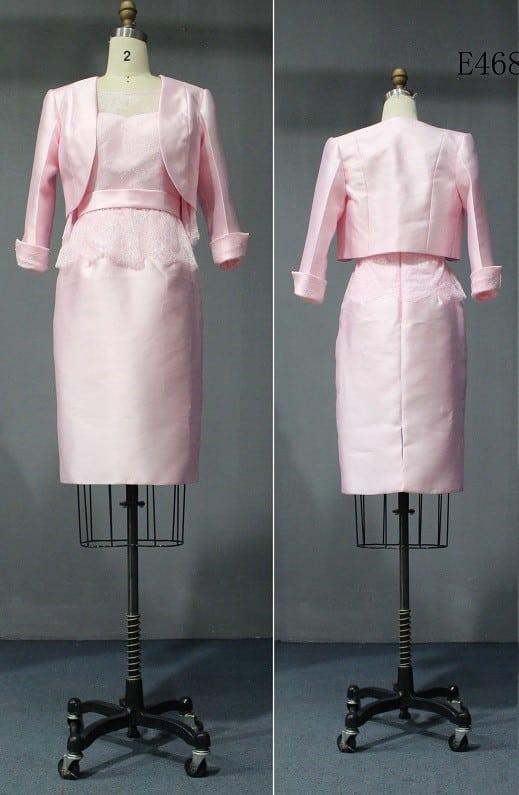 Pastel Pink Suit dress for the Mother of the Bride