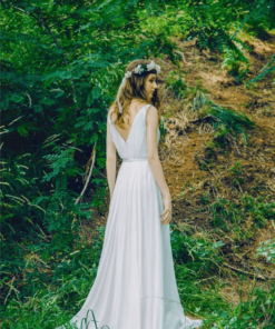 back of bohemian bridal dresses