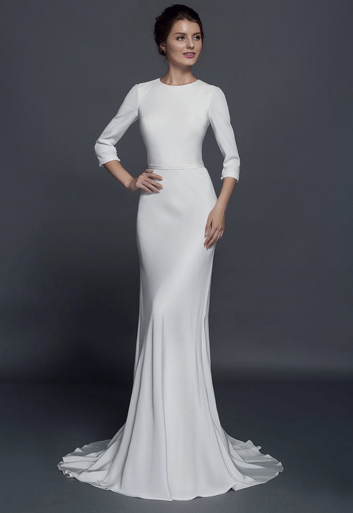 Modest long sleeve wedding dresses from Darius Couture