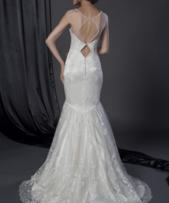 custom back design for wedding dress