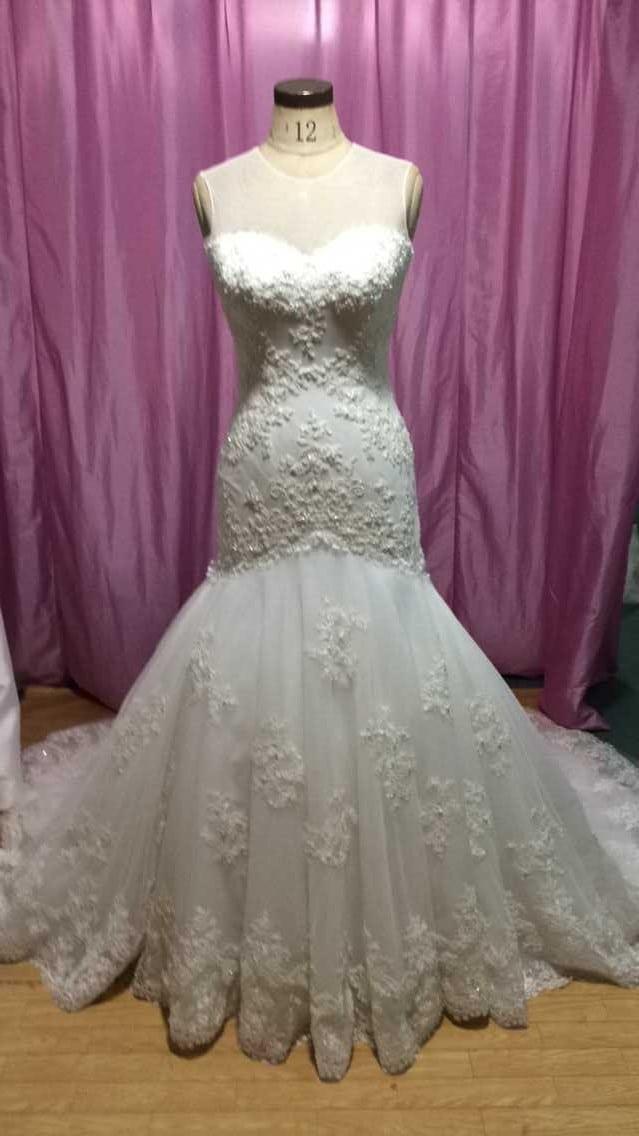 Lace applique Wedding dresses from Darius Bridal