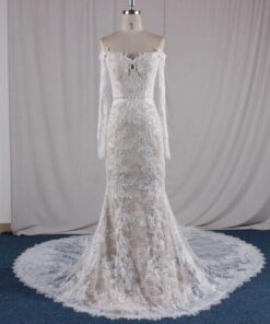 Style 280LSWD Long Sleeve Replica Wedding Dress