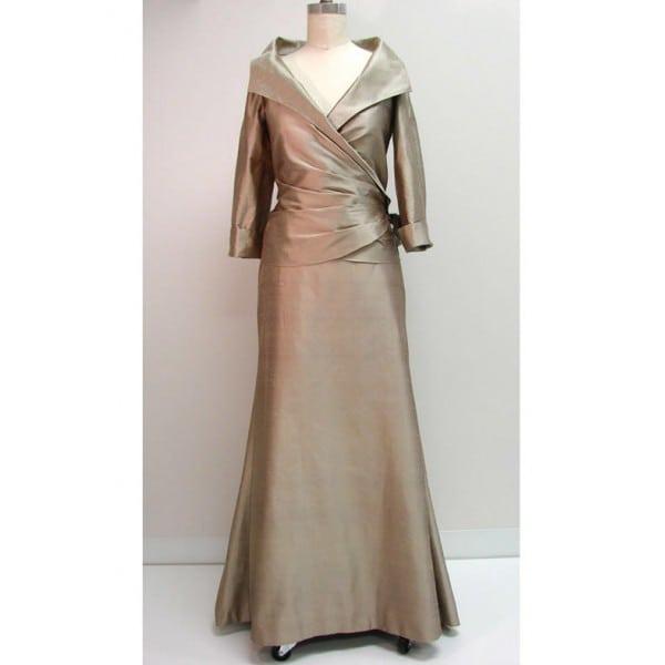 gold mother of the groom dresses