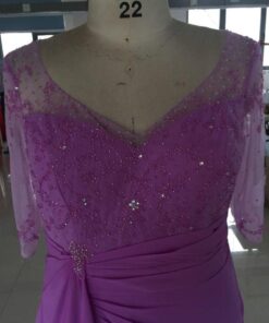 LilacPurpleplussizeeveningdresseswithsheersleeves dariuscordell