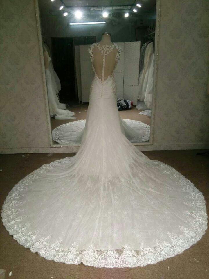 #97121-2 Chapel length wedding dresses Chapel length wedding dresses by Darius Cordell