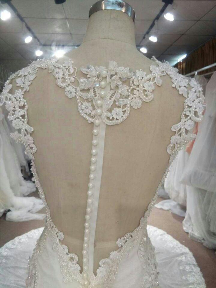 #97121-5 Sheer back wedding dresses - darius cordell Sheerbackelegantweddingdresses dariuscordell