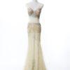 Gold Sheer Pageant Dresses - darius cordell