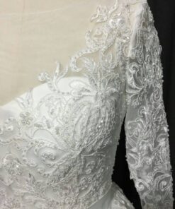 Style# LaceWeddingGownwithsleeves DariusCordell