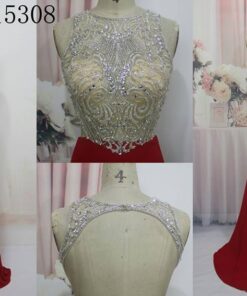 Red rhinestone pageant gowns Darius Cordell