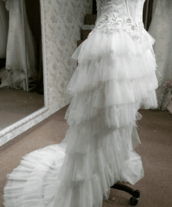 style cmersa beaded high low wedding dress darius cordell