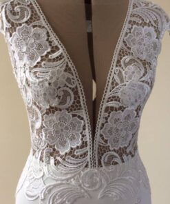 Style#sun v necksexylaceweddinggownbyDarius