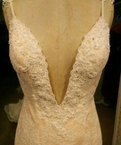 Style#C beck Deepv necklaceweddingdressinspiredbyBertafromDariusCordell