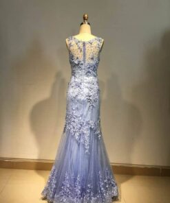 sheer back formal dresses