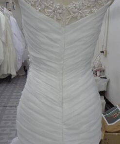 Style#S ruchedbackofbridaldressfromDariusCordell