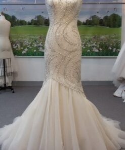 Style#JA  StraplessFit and FlarebeadedWeddingGownsfromDariusCordellCoutureFashionDesigns