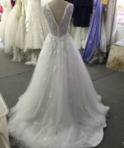 Style#S sheerbackplussizeweddinggownfromdariuscordellcouturefashiondeesigns