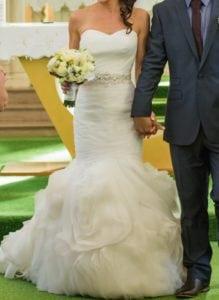 Style 613563jhg - strapless fit-and-flare wedding dress