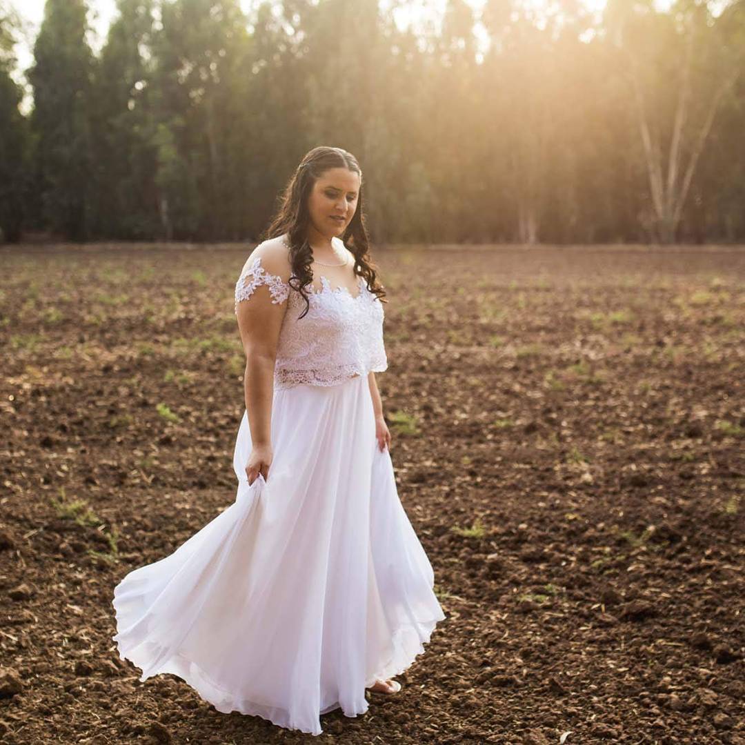 two piece plus size wedding dresses ...