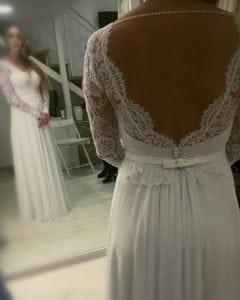 Style#9d65 - backless plus size wedding dresses