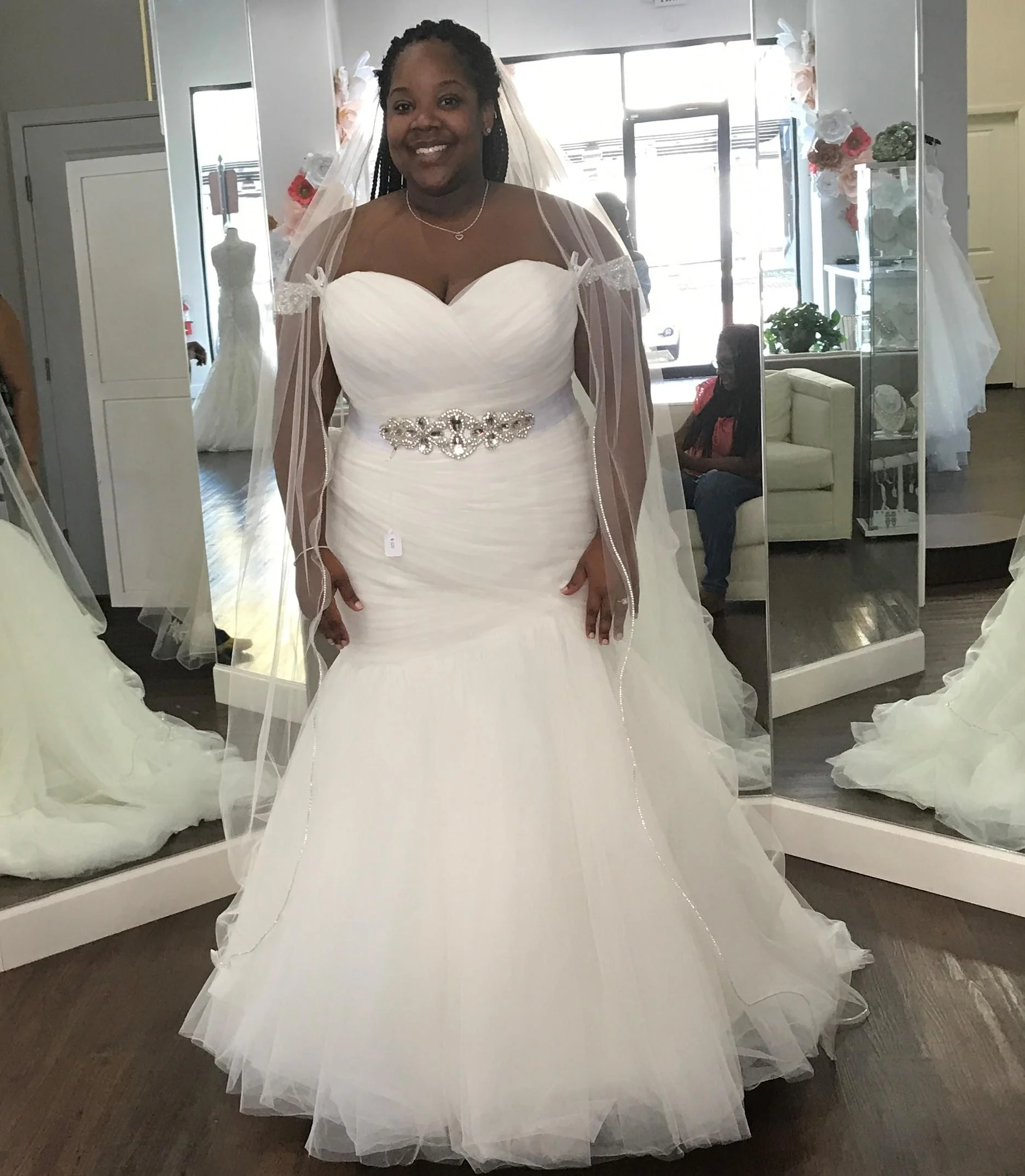 White fit and flare dress plus size hotsell