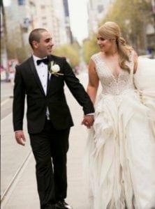 Sleeveless plus size wedding dress from Darius Bridal