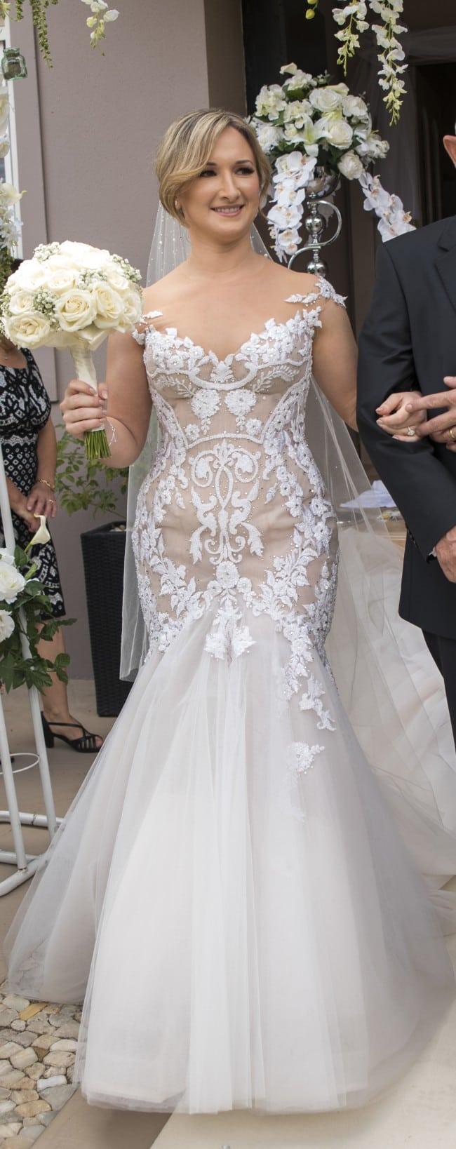 beaded embroidery wedding gowns for all sizes at Darius Bridal