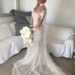 Custom long sleeve lace wedding dresses