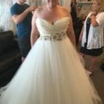 Strapless plus size bridal ball gowns from Darius Couture