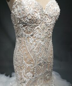 Style#hurst beadedembroideryweddingdressesfromDariusCouture