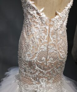 Style hurst open back embroidery wedding dress from Darius Cordell
