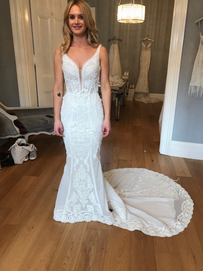 Beaded embroidery wedding dresses DARIUS GOWNS
