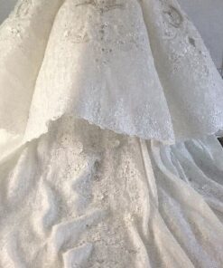 Style #13820 tiered back lace wedding gowns