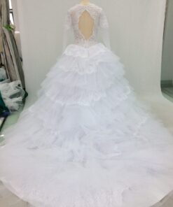 Style #C2018-Carroll Long train wedding gowns from Darius Cordell