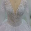 Style #C2018-Carroll V-neck lace wedding dresses from Darius Cordell