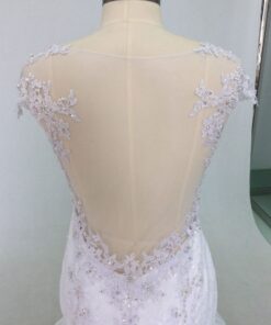 Style #C2018-KS145 sheer back lace bridal dresses from darius cordell
