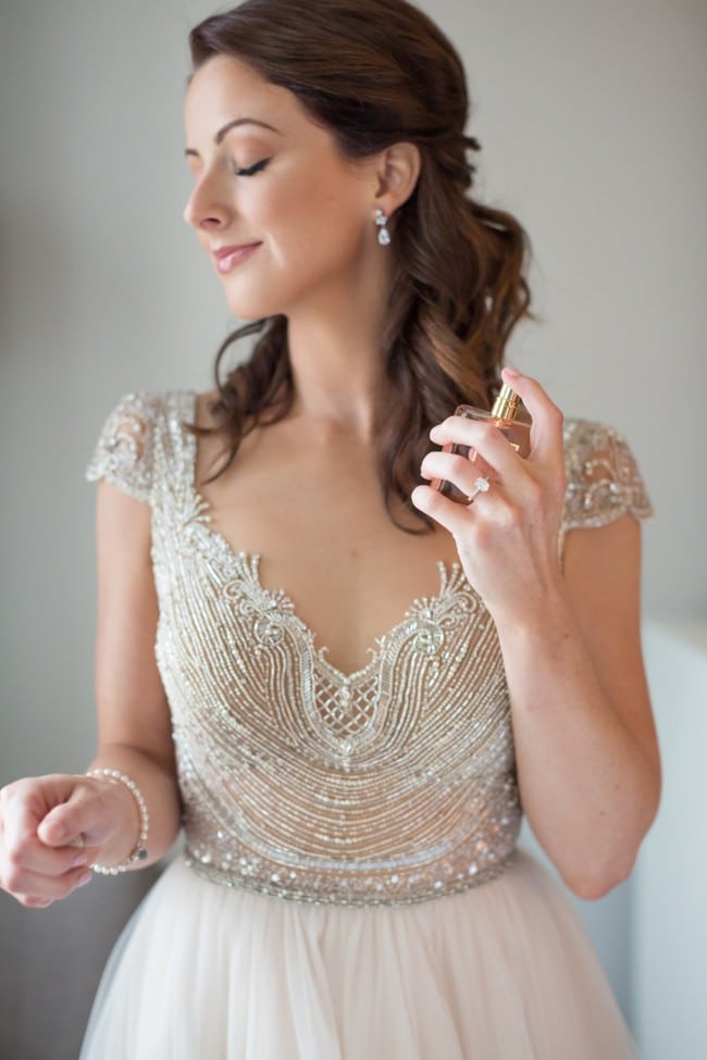 Cap sleeve wedding dress from The Darius Collection